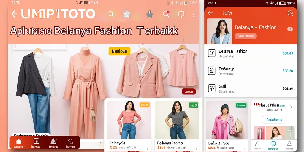 Antarmuka RUMPITOTO dengan koleksi fashion terbaru.